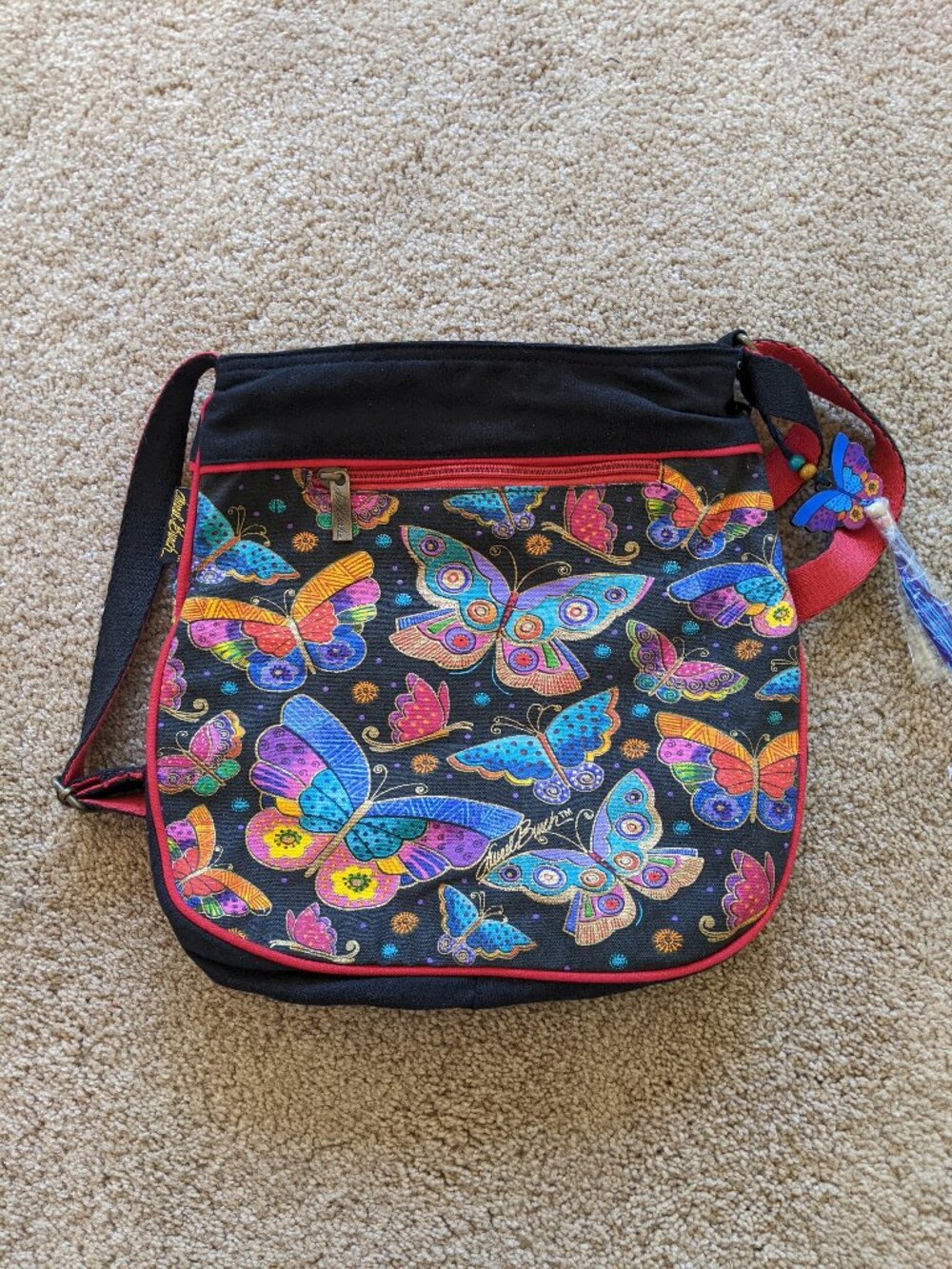 NWT Laurel Burch Butterfly Purse